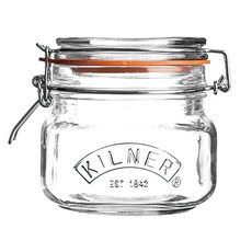 KILNER 多功能扣式密封罐 0.5L 玻璃材質 金屬扣環, 1個