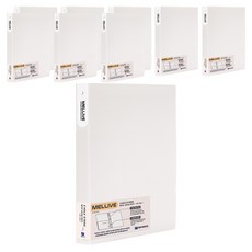 희망사무포인트 멜리브 O링 바인더 3공, 크림, 9개