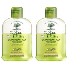 Le Petit Olivier 小橄欖樹 眼唇彩妝卸妝油, 防水, 橄欖萃取, 無矽靈, 125ml, 2瓶
