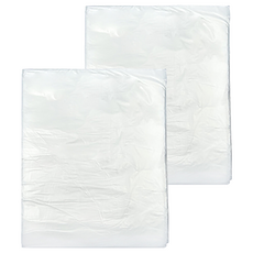 World Clean 分類回收用背膠塑膠袋 白色, 50L, 100個