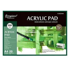 조르조네 아크릴 전용 접착식 패드 스케치북 A4, 20개