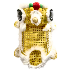 SassyDog 寵物變裝外套, 黃金舞獅, 1件