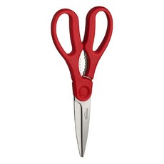 Trudeau 可拆卸破殼料理剪刀 內置開核器 不鏽鋼刀片, 紅色, 1個