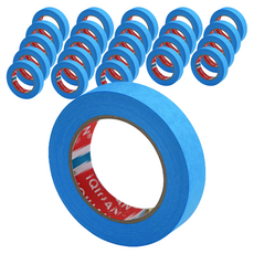 iQIHAN Dada 彩色紙膠帶 藍色 25 mm x 20 m, 24個