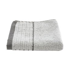 台灣興隆毛巾 炭極簡奈米銀竹炭小浴巾 竹炭灰 柔軟吸水 抗菌除臭 台灣製造, 灰色, 1條