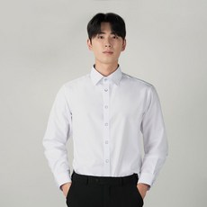 卡門貝爾 防皺男士修身版型長袖襯衫 S908