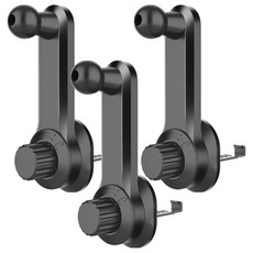 22度 手機出風口擴展型固定夾 P-360, 3個, 黑色