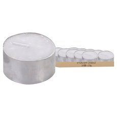 ETON ART CANDLE 高優質無煙茶蠟燭 9小時茶蠟 3.8 x 2.4cm, 23g, 10個