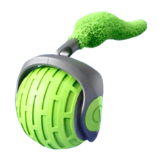 電動逗貓球/智能滾滾球/寵物玩具球/逗貓棒/貓咪自嗨解悶玩具, 1個, 單一商品, 綠色