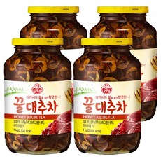 오뚜기 꿀대추차, 1개입, 4개, 1kg