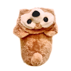 SassyDog 寵物服飾 小熊變裝外套, 棕色, 1件