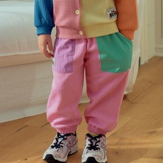 First Blue 兒童口袋束口褲