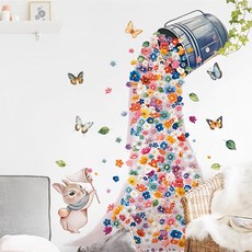 ins 歐風系列 壁貼 2張, 多色, 1組