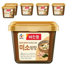 해찬들 물로만 미소된장, 6개, 450g