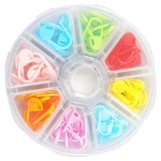 모던모어 뜨개용 옷핀 뜨개질 도구 단수 표시링 8종 13P 세트, 혼합색상, 1세트