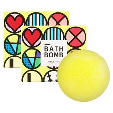 Coacos 泡泡沐浴球 檸檬香, 140g, 2個