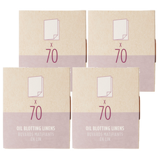 THE FACE SHOP 菲詩小舖 每日美妝工具 麻質吸油麵紙, 70入, 4個