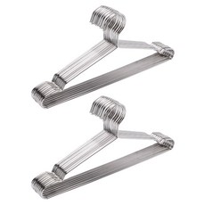 不鏽鋼防滑衣架, 單色, 20個