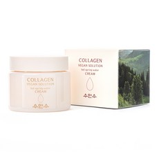 ENESTI 秀安水膠原蛋白純素溫泉水修護霜, 1個, 80g