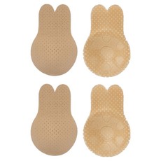 뷰티인뷰티 실리콘 니플 패치 웨딩 에어홀 리프팅 누드 브라 4p