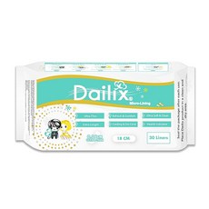 Dailix 每日健康檢查乾爽抑菌護墊 涼感, 18cm, 30片, 1包