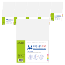 ECO Chungwoon 高透明L型夾, 150個, 透明