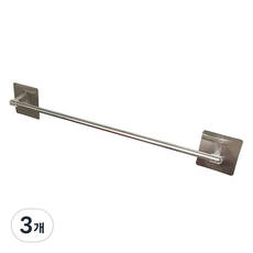 MONACO OLIVE 免鑽孔不鏽鋼毛巾架, 單一顏色, 3個