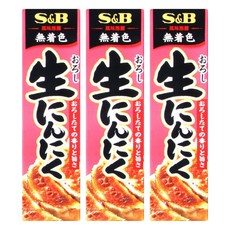 S&B 愛思必 生蒜醬 43g 天然蒜香 多種料理適用, 3個