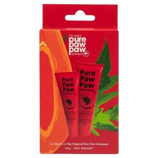 purepawpaw 澳洲神奇萬用木瓜霜經典禮盒組 15g+25g 滋潤保濕護唇膏, 原味, 1盒, 40g