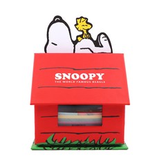 史努比造型備忘錄盒, 紅色, 1組