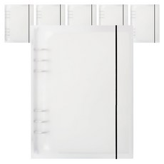 Recoz A5 硬殼活頁夾外殼 6孔, 6個, 半透明