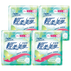 康乃馨 輕柔美學貼身棉, 量多型 25.5cm, 16片, 4包