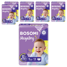 보솜이 메가드라이 팬티형 기저귀 공용, 5단계, 78매