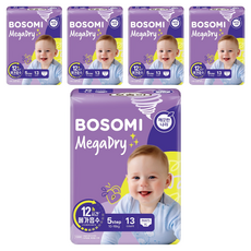 보솜이 메가드라이 팬티형 기저귀 공용, 5단계, 65매