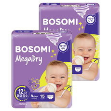 보솜이 메가드라이 팬티형 기저귀 공용, 대형(L), 30매