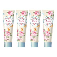 EVAS COSMETICS Rose Mine 玫瑰香水護手霜 辣木子花香, 60ml, 4個