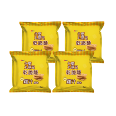 維力 什麼丸意兒 乾脆麵 雞汁風味 3入, 105g, 4袋