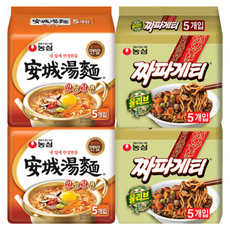 Nongshim 農心 安城湯麵+炸醬麵, 20包