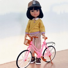 社區兜風 自行車 Paola Reina 娃娃衣服 服飾 配件 微縮模型 球體關節娃娃 Obitsu Blythe, 混合色, 1個