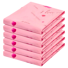 真空壓縮收納袋 愛心款, PA+PE材質, 防潮防霉, 節省75%衣櫥空間, 1個, 130 x 100cm