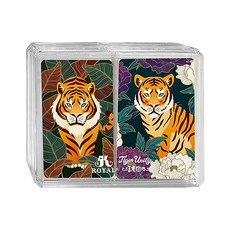 ROYAL 樂友 虎年撲克牌 彈性耐磨 防水設計 磨砂質感, 虎年, 1組