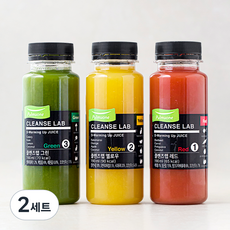 풀무원 클렌즈랩 주스 레드 + 옐로우 + 그린 세트, 570ml, 2세트