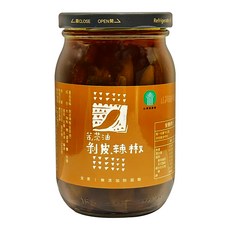 山海經脈 苦茶油剝皮辣椒, 450g, 1罐