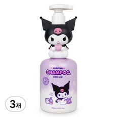 아텍스 쿠로미 약산성 샴푸 사과향, 400ml, 3개