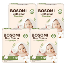 보솜이 리얼코튼 오가니크 팬티형 기저귀 남여공용, 대형(L), 60매