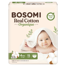 BOSOMI 棉質褲型尿布, 大號 (L), 15個
