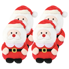 MOCHITOWN 聖誕老人造型可微波小麥熱敷袋 14cm, 4個