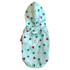 SassyDog 風衣雨衣, 綠色菱格, 1件