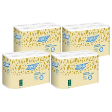 Scott 可麗舒 2層小捲筒式衛生紙, 10.8cm, 12捲, 4袋