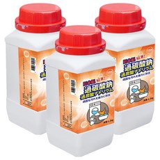 百貨通 過碳酸鈉去污粉 日本製 強力去除頑固污漬, 3罐, 1.2kg